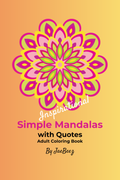 Simple Mandalas Adult Coloring Book