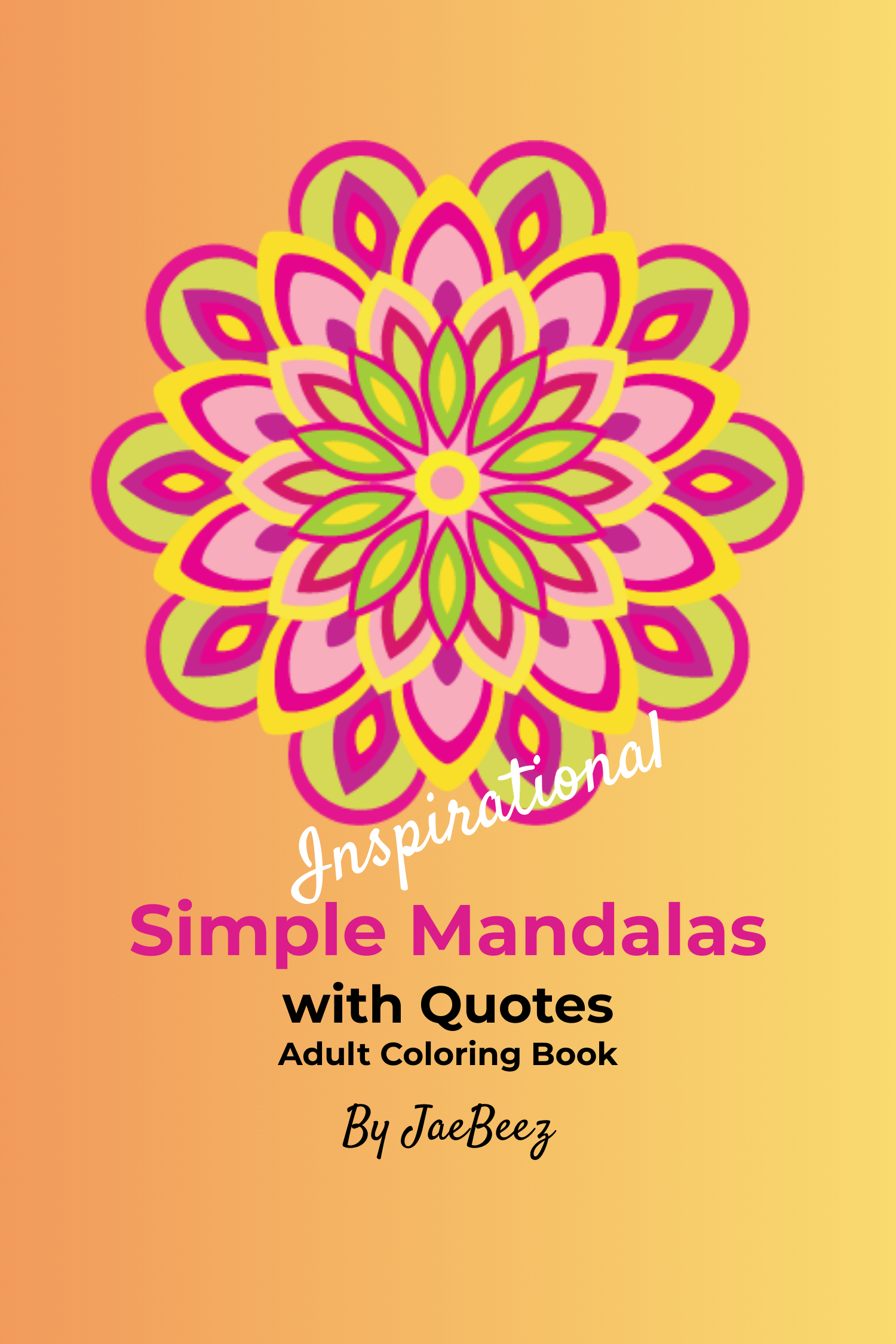 Simple Mandalas Adult Coloring Book