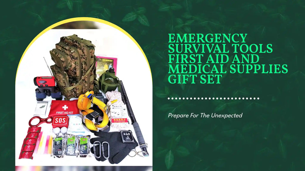 Emergency Survival Tools First Aid And Medical Supplies Gift Set by@Outfy