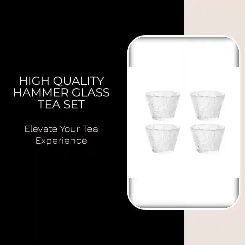 High Quality Hammer Glass Tea Set by@Outfy