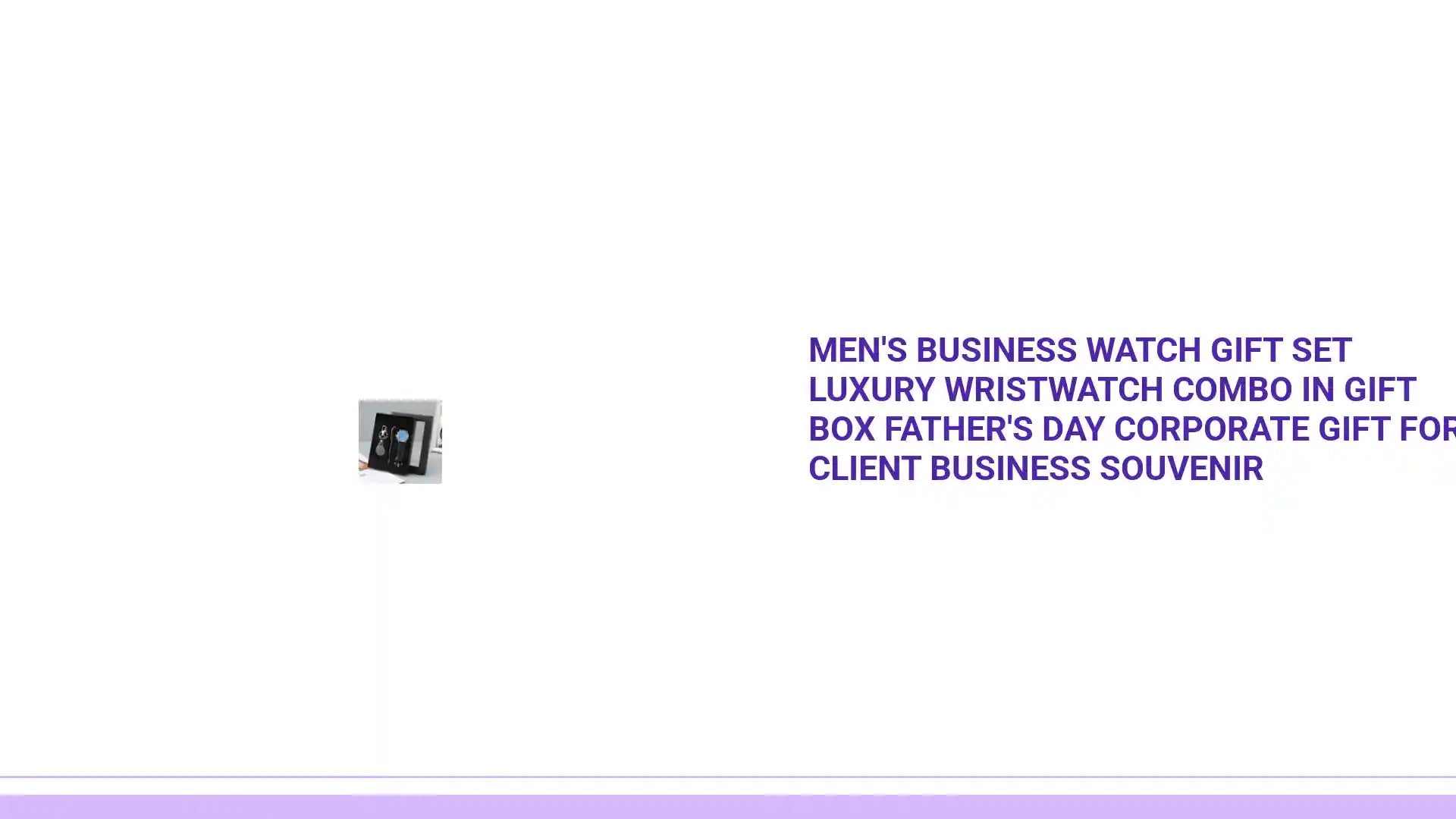 Men's Business Watch Gift Set Luxury Wristwatch Combo in Gift Box Father's Day Corporate Gift for Client Business Souvenir by@Outfy