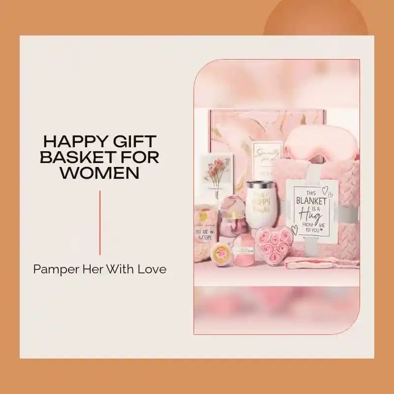 Happy Gift Basket for Women by@Outfy