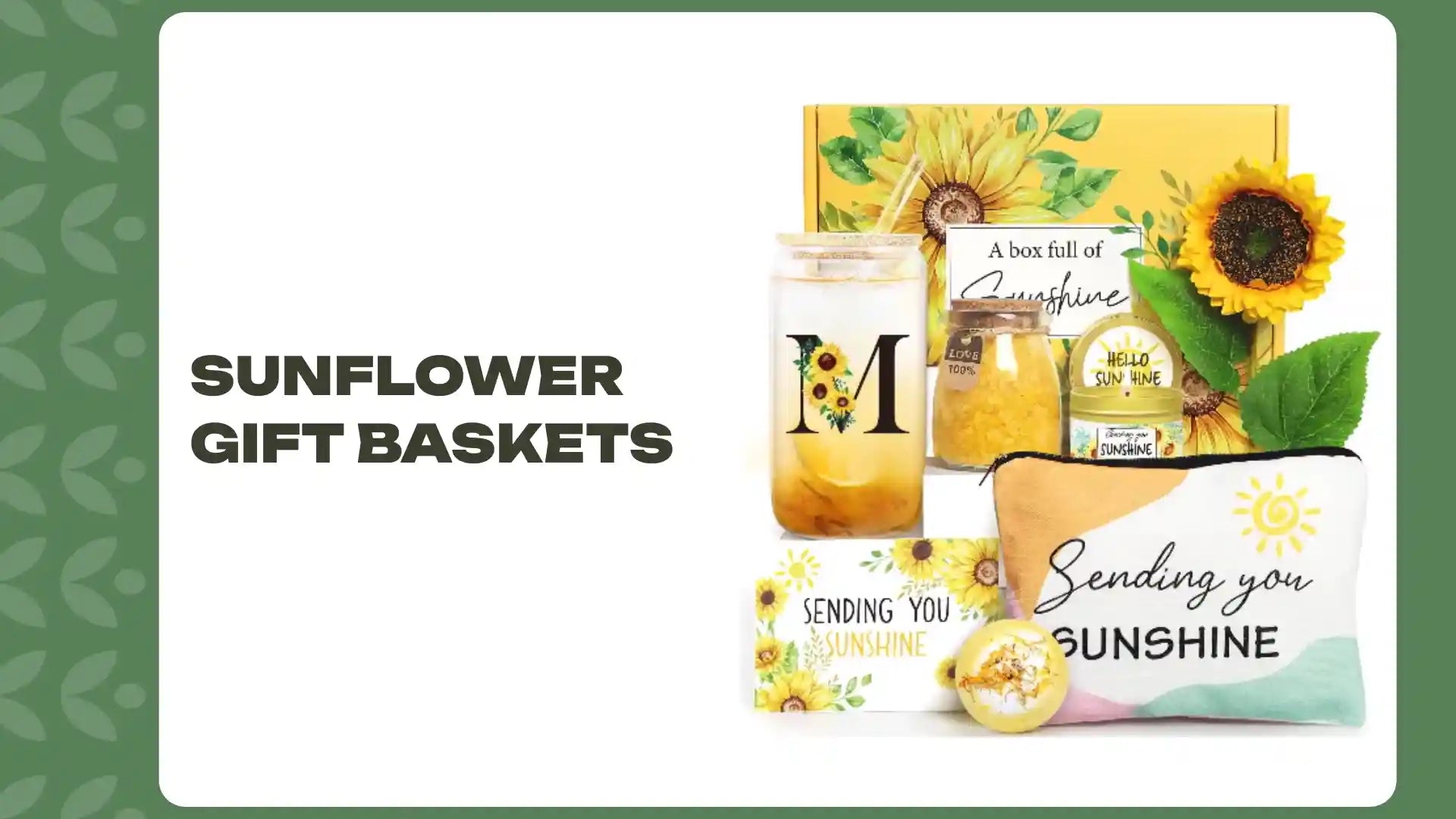 Sunflower Gift Baskets by@Outfy