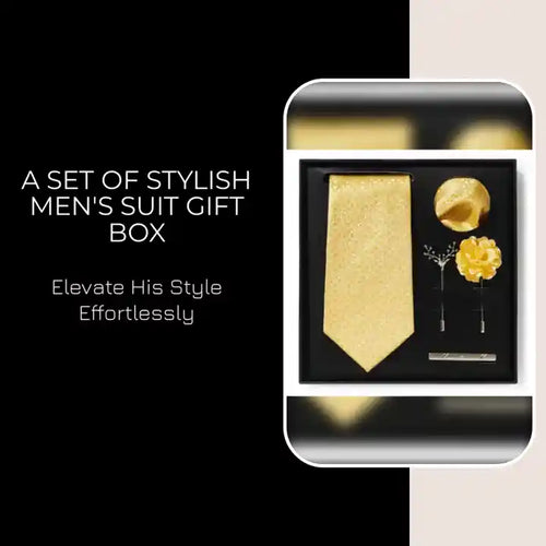 A set of stylish men's suit gift box by@Outfy