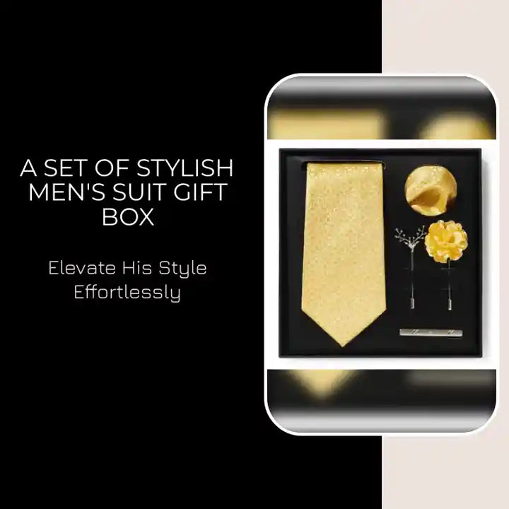 A set of stylish men's suit gift box by@Outfy