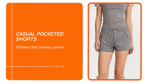 Casual Pocketed Shorts by@Outfy