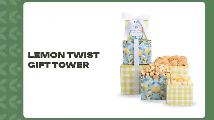 Lemon Twist Gift Tower by@Outfy
