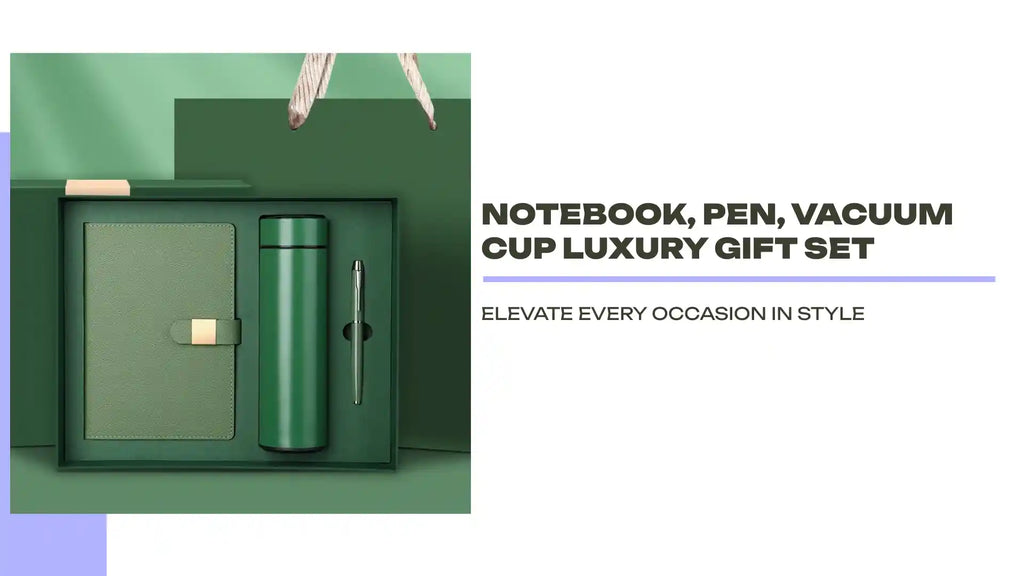Notebook, Pen, Vacuum Cup Luxury Gift Set by@Outfy