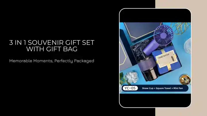 3 IN 1 Souvenir Gift Set with Gift Bag by@Outfy