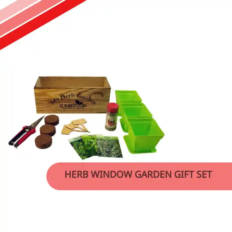 Herb Window Garden Gift Set by@Outfy