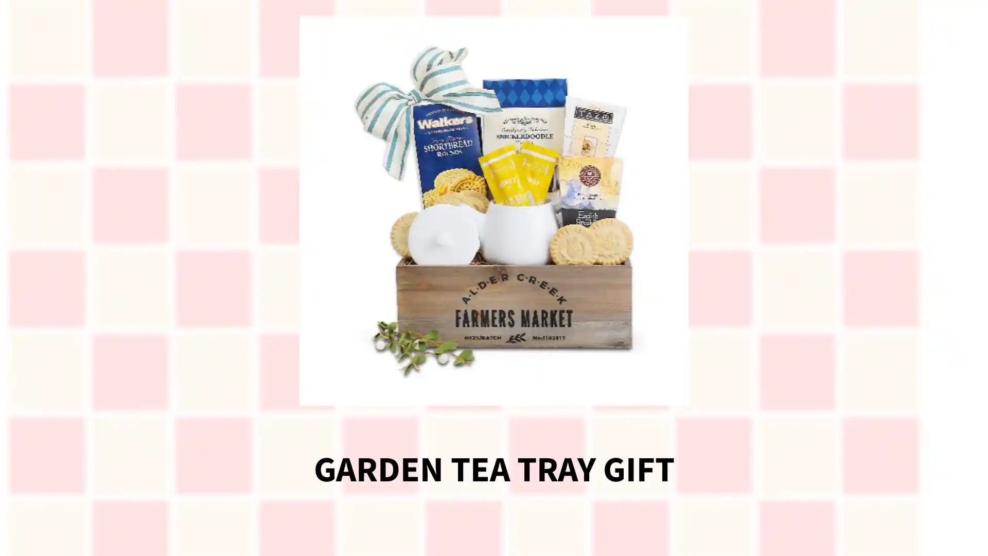Garden Tea Tray Gift by@Outfy