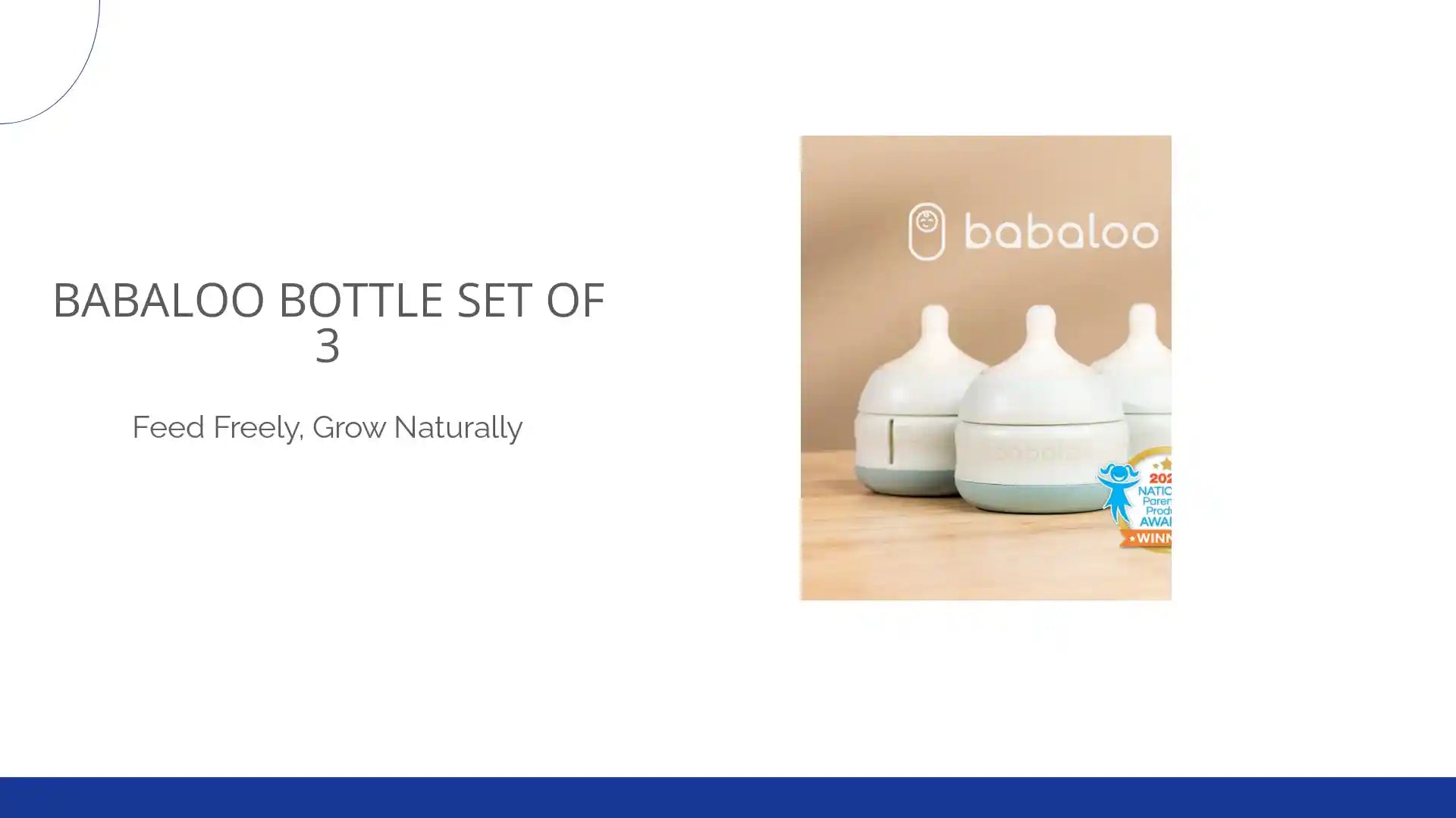 babaloo bottle set of 3 by@Outfy