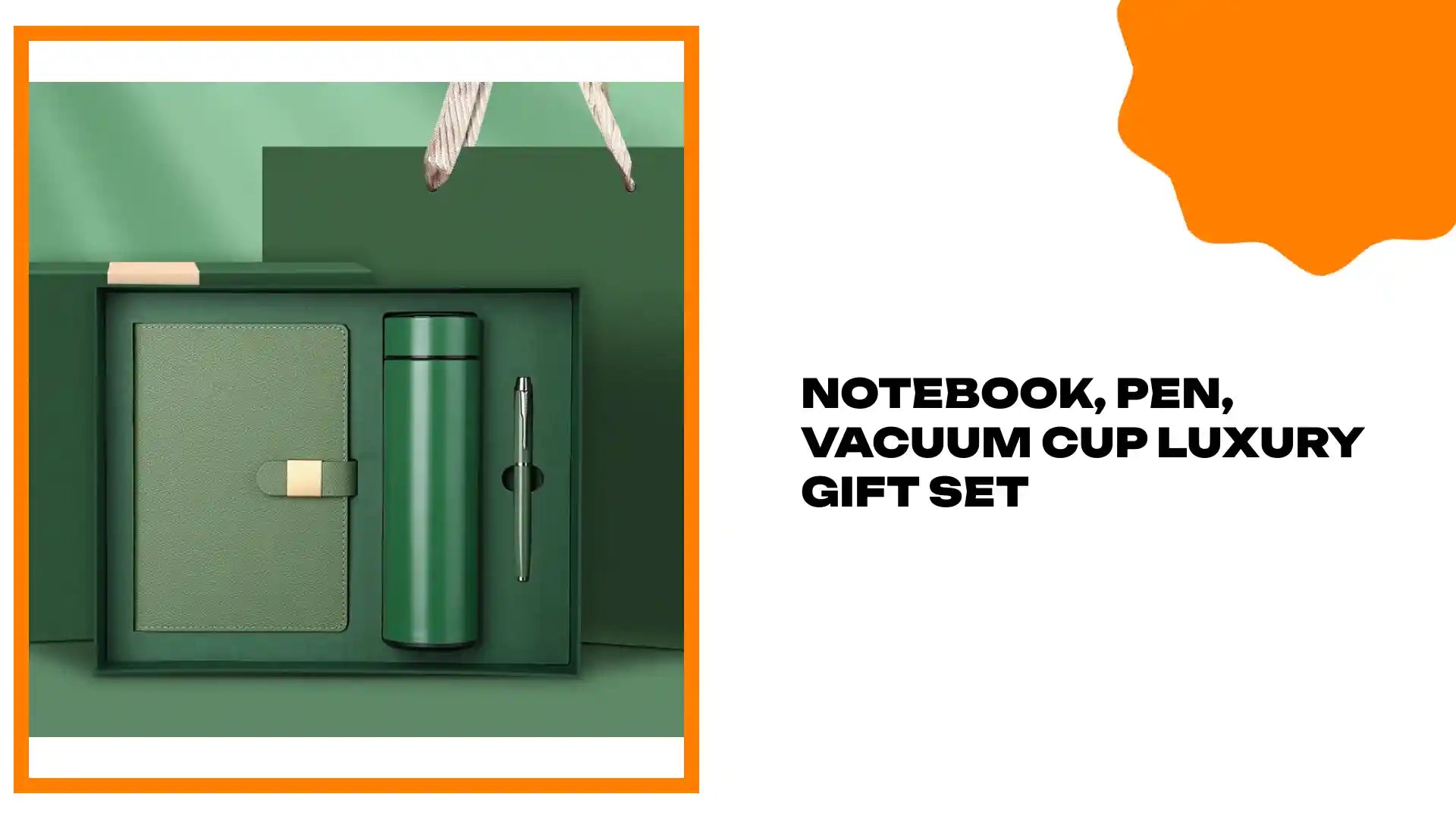 Notebook, Pen, Vacuum Cup Luxury Gift Set by@Outfy