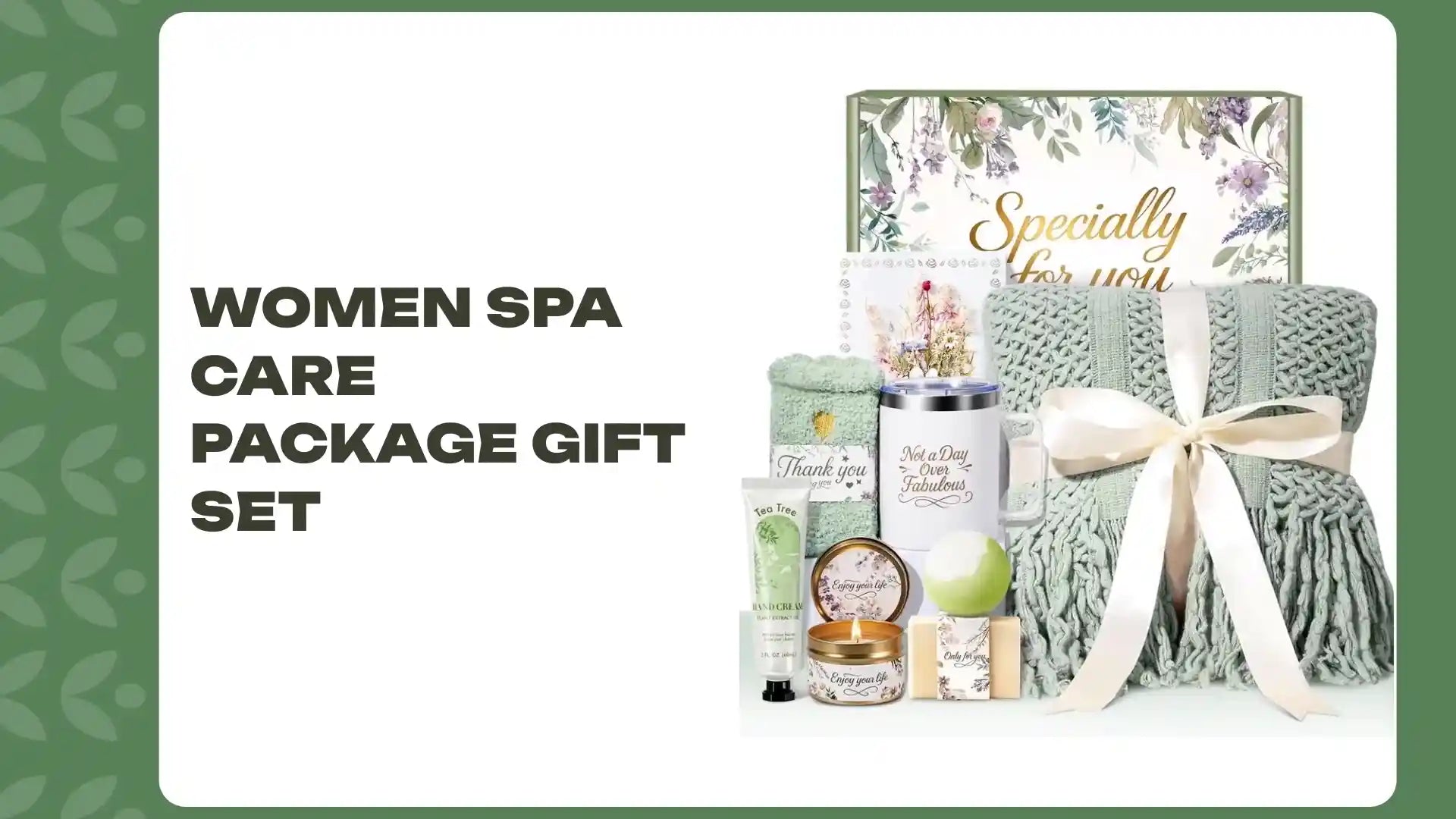 Women Spa Care Package Gift Set by@Outfy