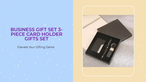 Business Gift Set 3-piece Card Holder Gifts Set by@Outfy