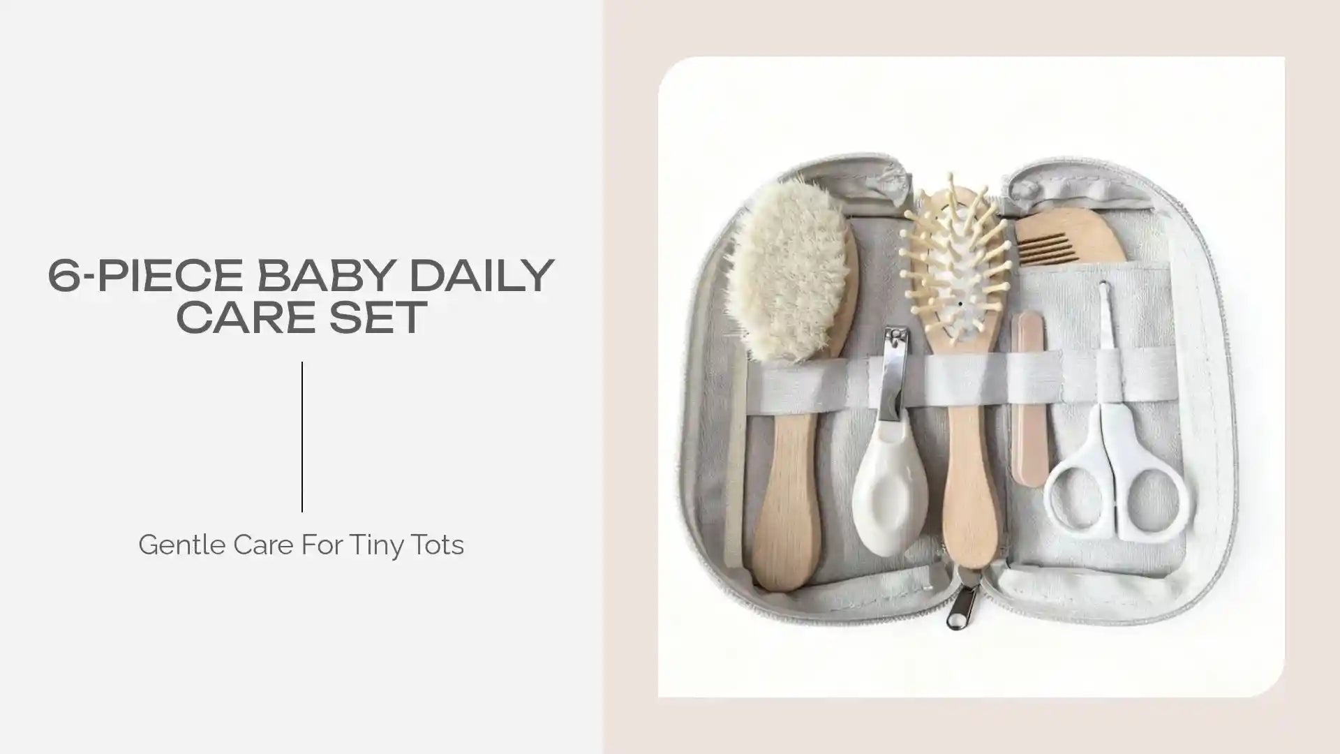 6-piece baby daily care set by@Outfy