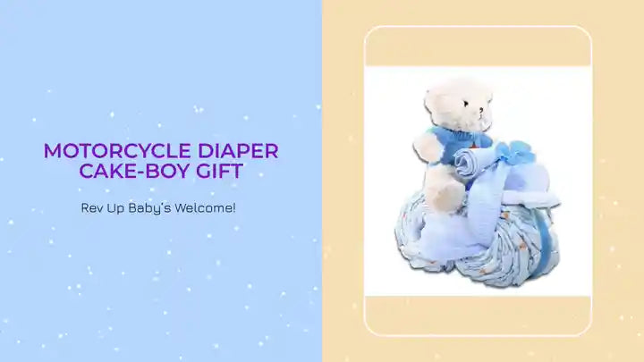 Motorcycle Diaper Cake-Boy Gift by@Outfy