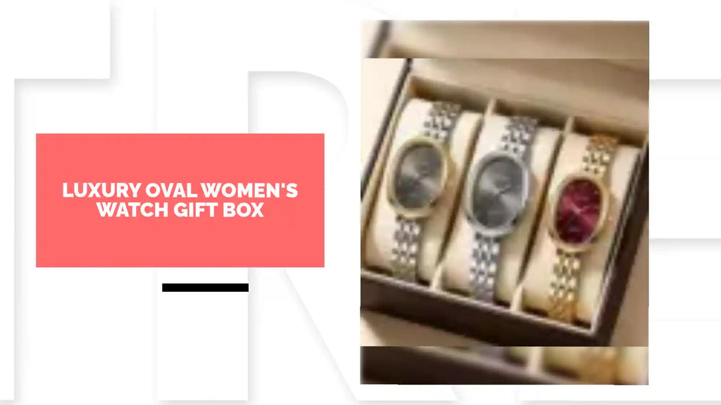 Luxury Oval Women's Watch Gift Box by@Outfy