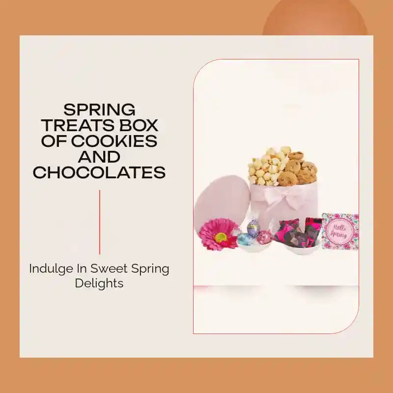 Spring Treats Box of Cookies and Chocolates by@Outfy