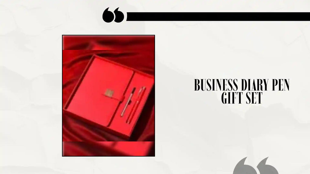 Business Diary Pen Gift Set by@Outfy