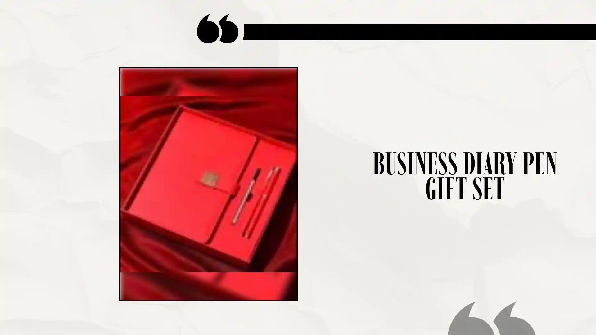 Business Diary Pen Gift Set by@Outfy