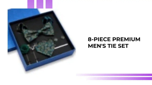 8-Piece Premium Men's Tie Set by@Outfy