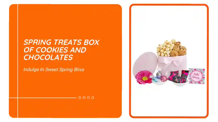 Spring Treats Box of Cookies and Chocolates by@Outfy
