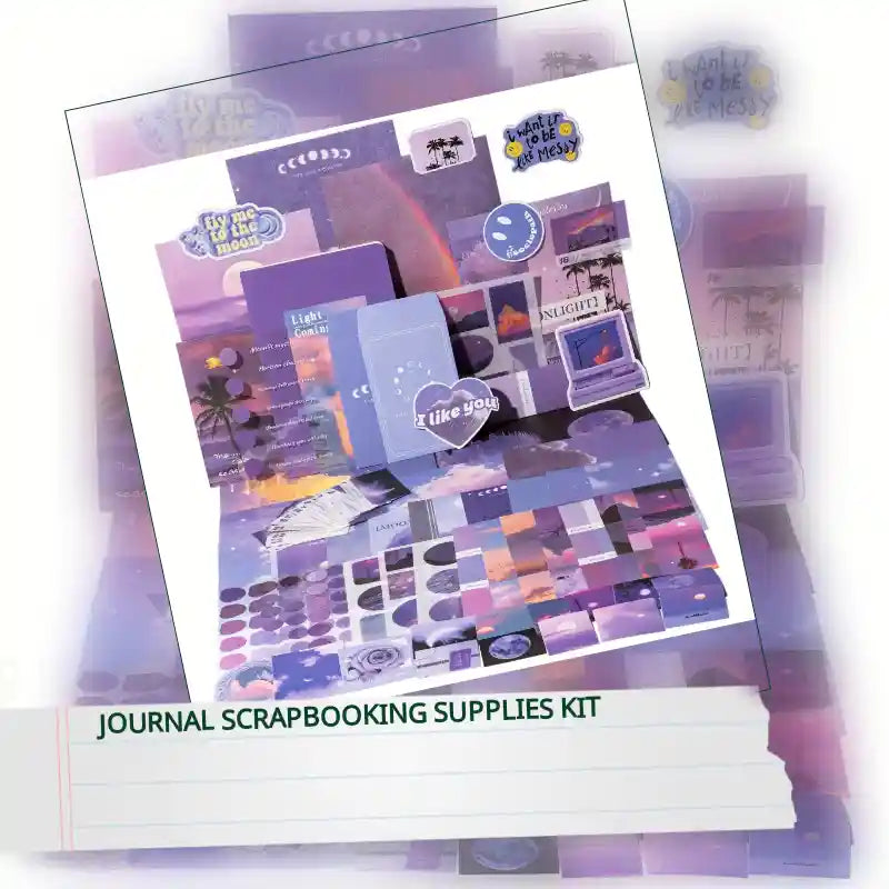 Journal Scrapbooking Supplies Kit by@Outfy
