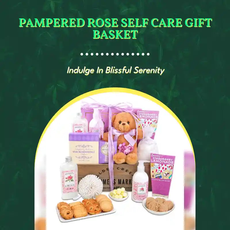 Pampered Rose Self Care Gift Basket by@Outfy
