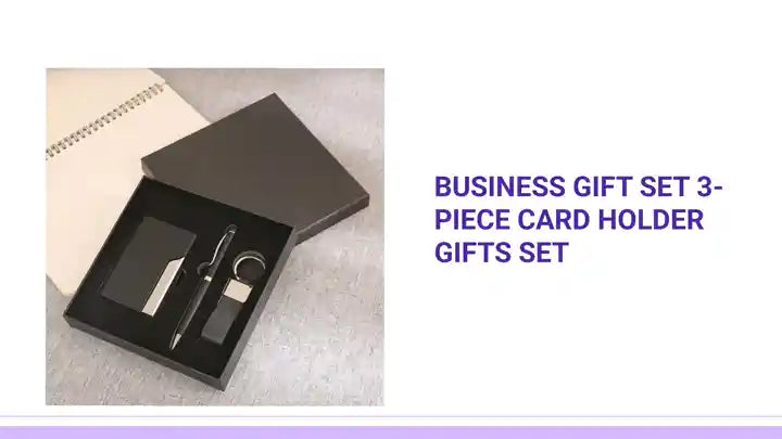 Business Gift Set 3-piece Card Holder Gifts Set by@Outfy
