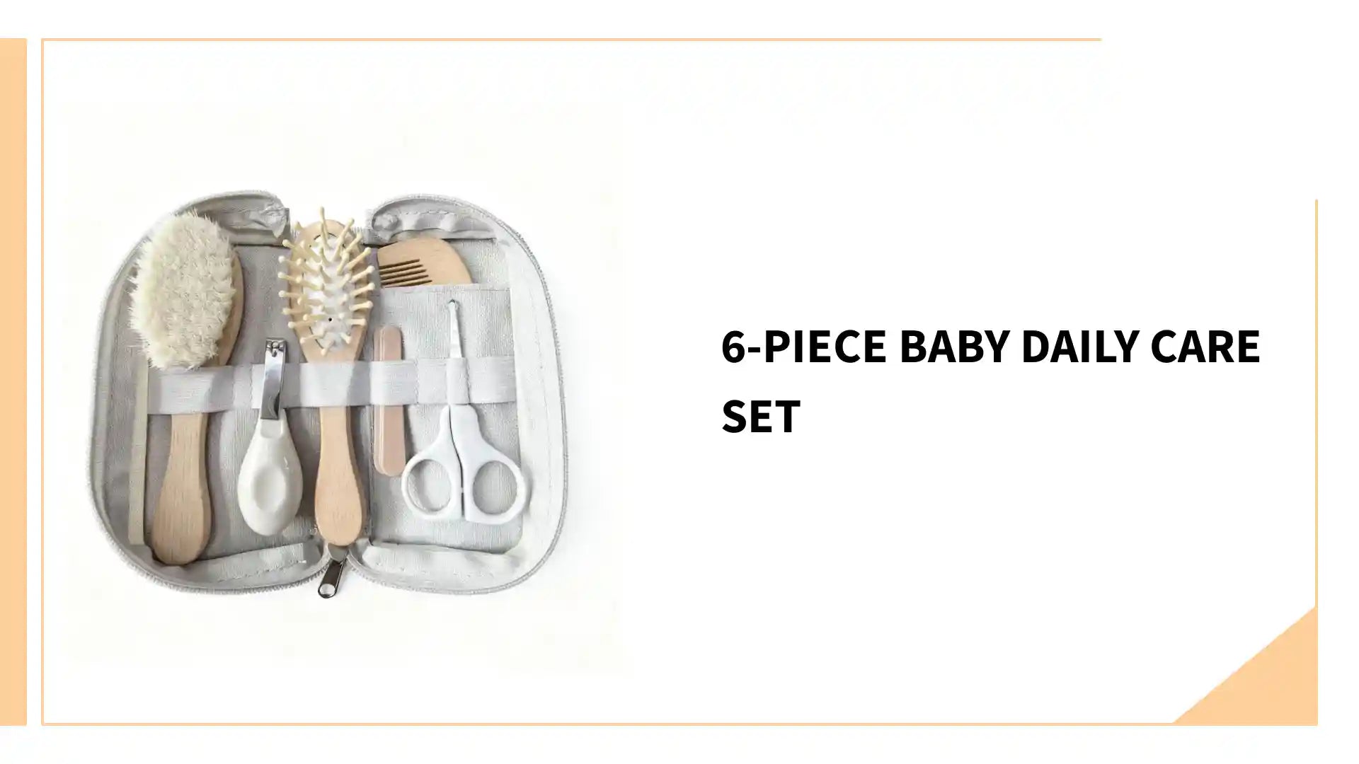 6-piece baby daily care set by@Outfy