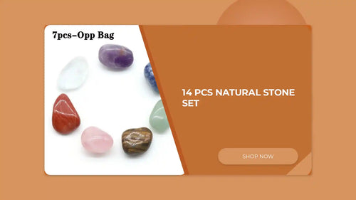 14 PCS Natural Stone Set by@Outfy