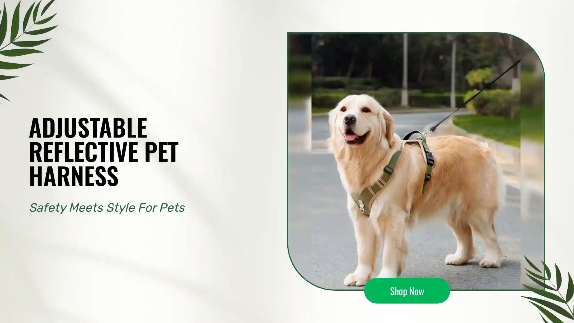 Adjustable Reflective Pet Harness by@Outfy