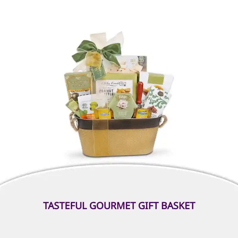 Tasteful Gourmet Gift Basket by@Outfy