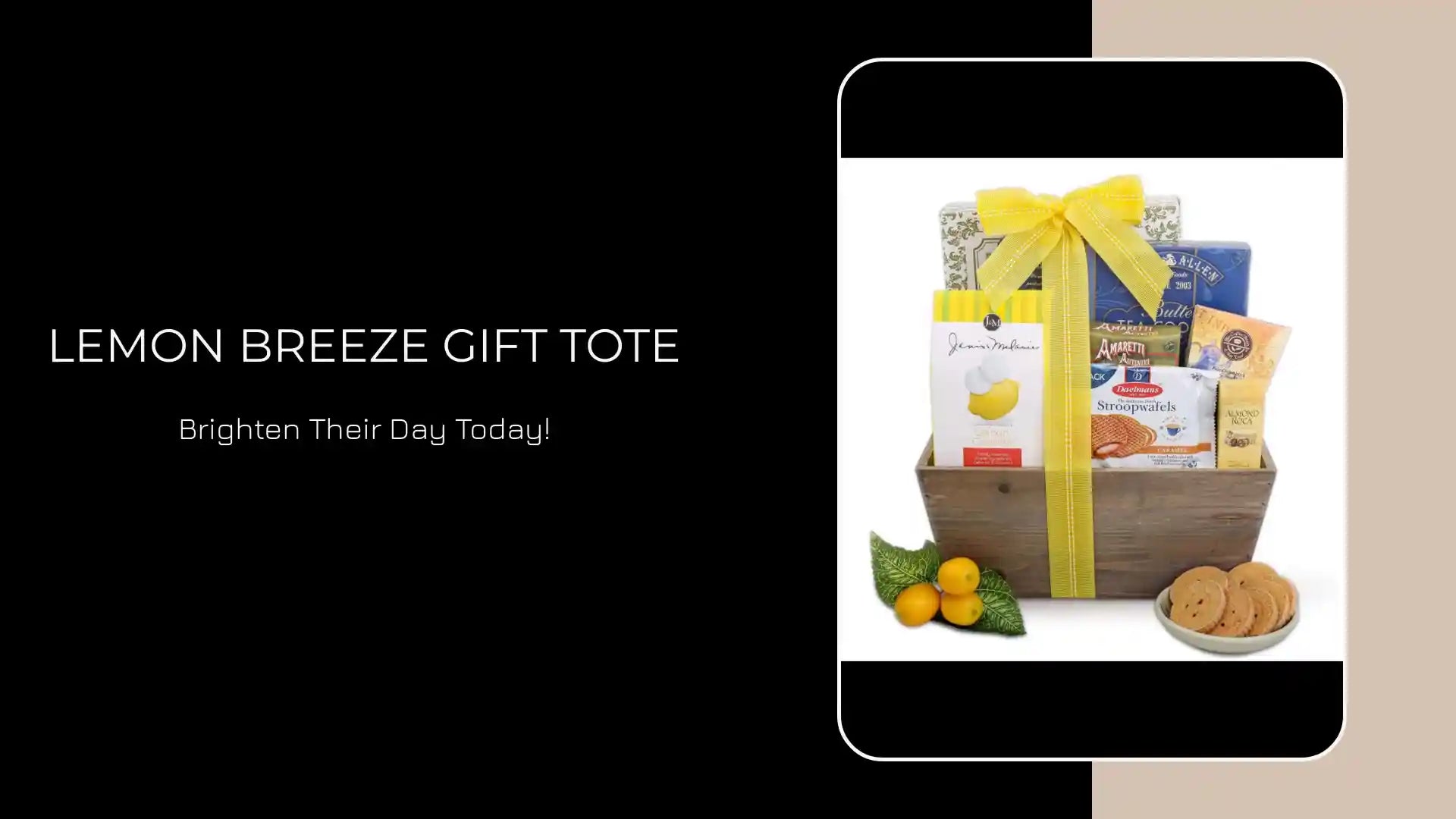 Lemon Breeze Gift Tote by@Outfy