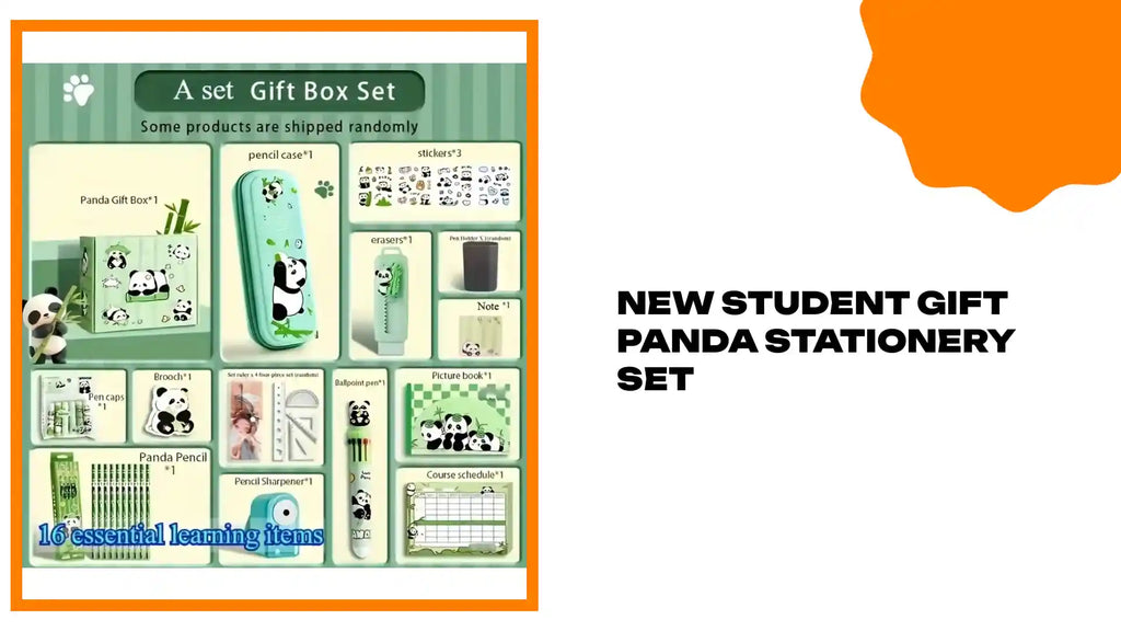 New Student Gift Panda Stationery Set by@Outfy