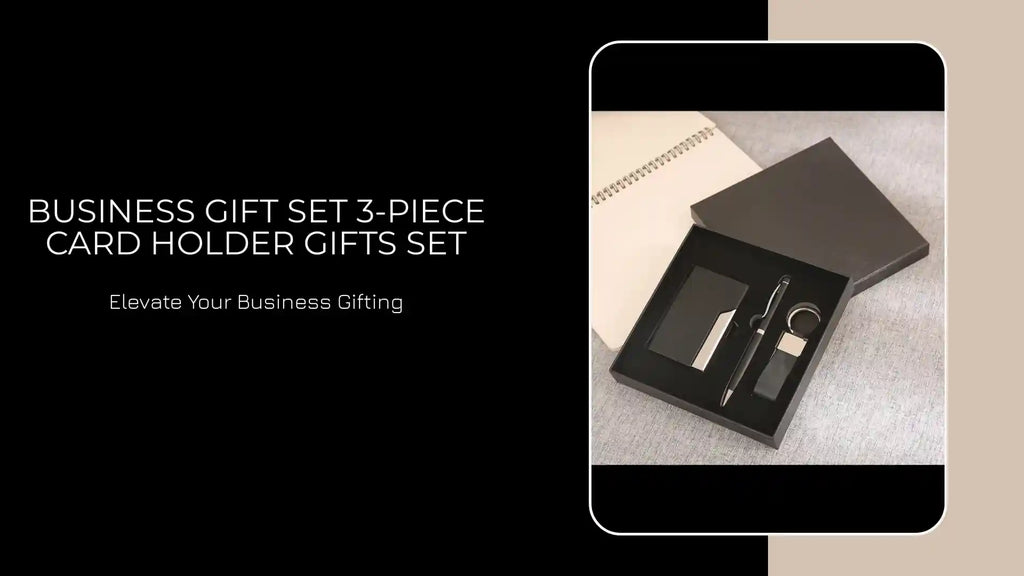 Business Gift Set 3-piece Card Holder Gifts Set by@Outfy