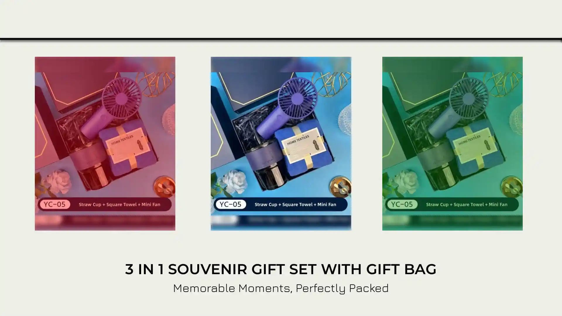 3 IN 1 Souvenir Gift Set with Gift Bag by@Outfy